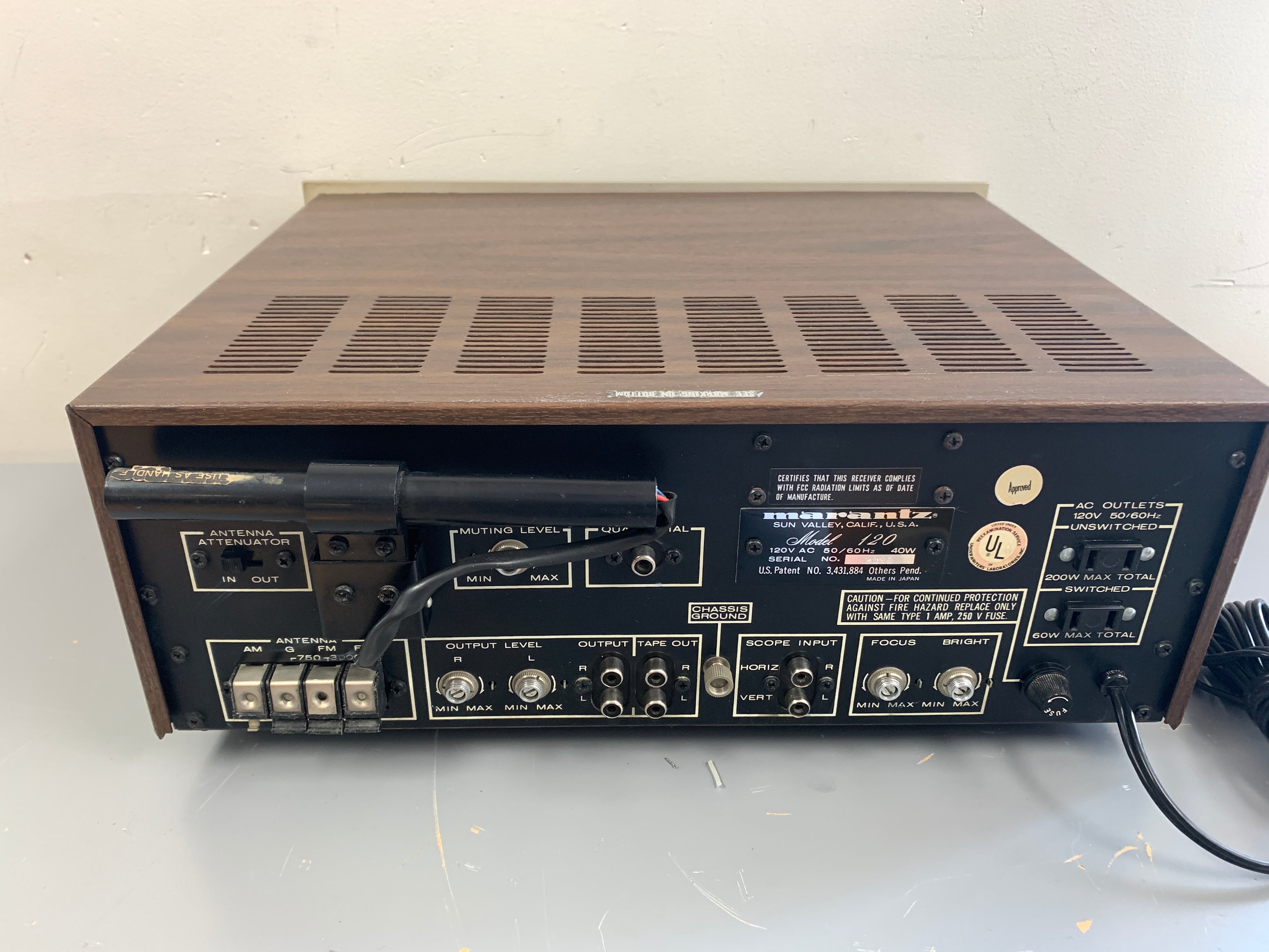 Amazon.co.jp: marantz マランツ Model 120B スコープ付きFM/AM