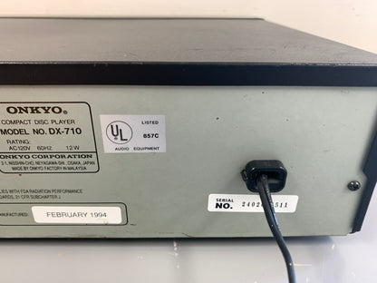 Onkyo DX-710 Single CD Player