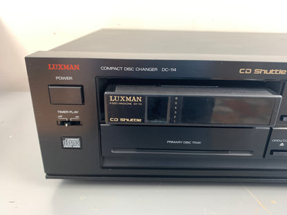 Luxman DC-114 CD Player * 6 Disc Magazine * Single Slot Player