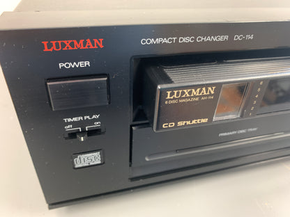 Luxman DC-114 CD Player * 6 Disc Magazine * Single Slot Player