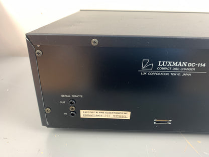 Luxman DC-114 CD Player * 6 Disc Magazine * Single Slot Player