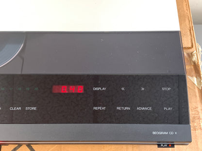Bang & Olufsen CD-X Single CD Player * Manual * Box
