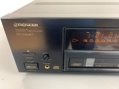 Pioneer PD-M640 Sic Disc Magazine CD Player * Remote Control