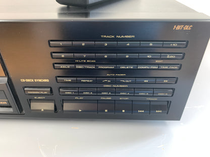 Pioneer PD-M640 Sic Disc Magazine CD Player * Remote Control