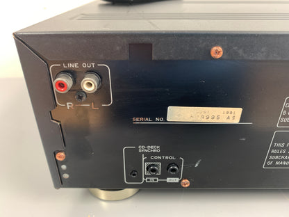 Pioneer PD-M640 Sic Disc Magazine CD Player * Remote Control