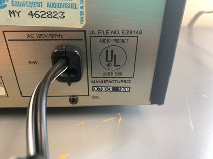 Harman Kardon HD7450 SIngle CD Player - Remote Control