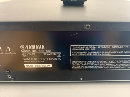 Yamaha CDC-585 Natural Sound Compact Disc Changer With Remote