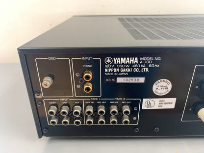 Yamaha A-700 Stereo Integrated Amplifier * 100W RMS * 1983