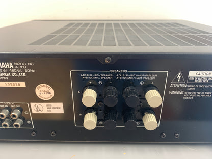 Yamaha A-700 Stereo Integrated Amplifier * 100W RMS * 1983