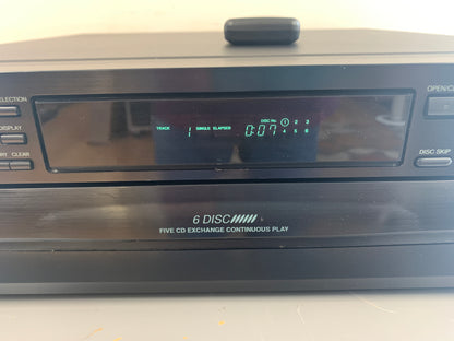 Onkyo DX-C370 Compact Disc Changer * 6 Discs * Remote Control