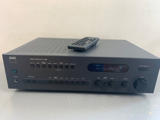 NAD C-740 Stereo Receiver * 1998 * 35W RMS * Remote Control