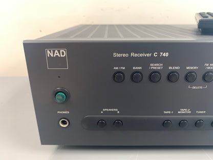 NAD C-740 Stereo Receiver * 1998 * 35W RMS * Remote Control