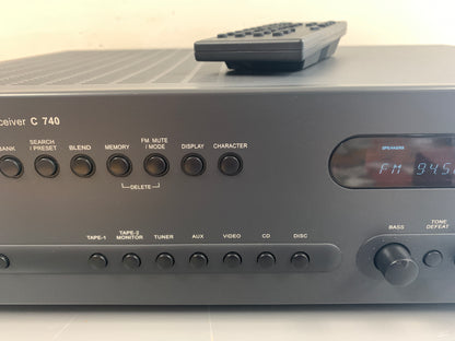 NAD C-740 Stereo Receiver * 1998 * 35W RMS * Remote Control