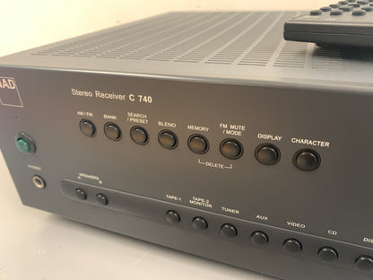 NAD C-740 Stereo Receiver * 1998 * 35W RMS * Remote Control