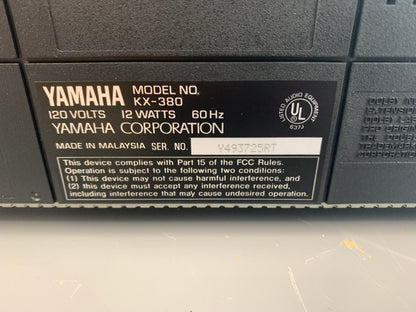 Yamaha KX-380 Stereo Cassette Deck