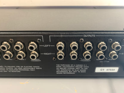 Carver C1 Stereo Sonic Holography Preamplifier