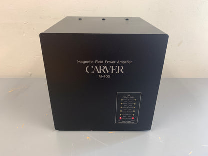 Carver M400 Stereo/Mono Power Amplifier * 200W RMS * 1980