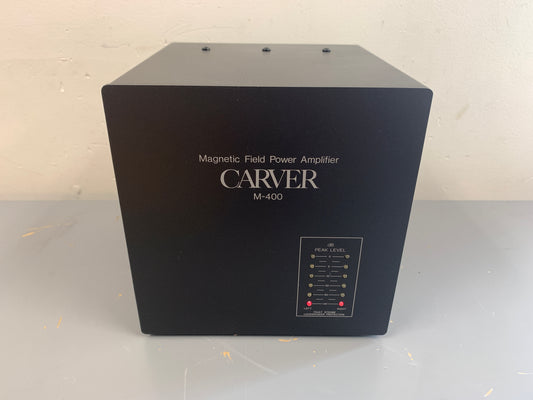 Carver M400 Stereo/Mono Power Amplifier * 200W RMS * 1980