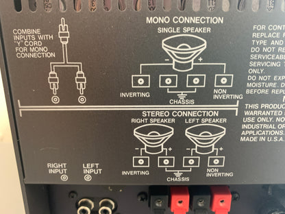 Carver M400 Stereo/Mono Power Amplifier * 200W RMS * 1980