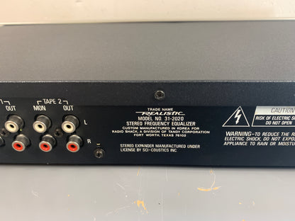 Realistic 31-2020 Graphic Equalizer & Spectrum Analyzer