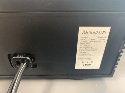 Sony CDP-24 Single Compact Disc Player