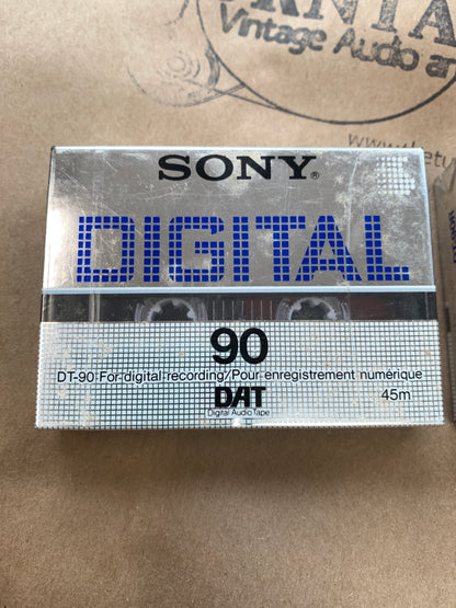 Sony Digital DT-90 DAT Blank Tapes Sealed