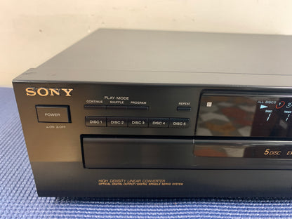 Sony CDP-C445 CD Carousel 5 Discs