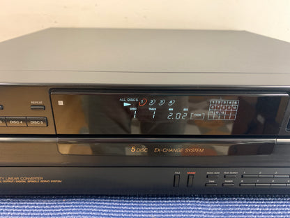 Sony CDP-C445 CD Carousel 5 Discs