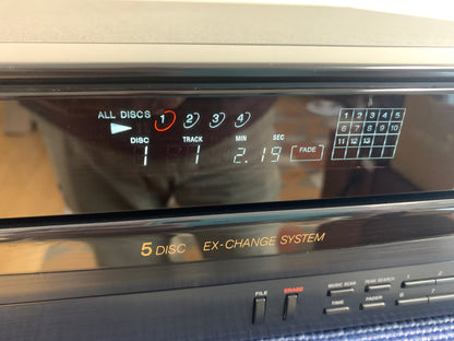 Sony CDP-C445 CD Carousel 5 Discs