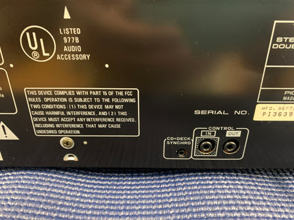 Pioneer CT-W604RS Double Cassette Deck