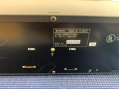 Sony TC-WE471 Double Cassette Deck