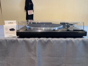 Pioneer PL-570 Turntable with NEW Audio Techica P-Mount Cartridge