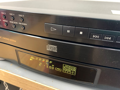 Sony CDP-C322M CD Carousel 5 Discs Mid Size