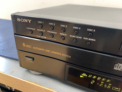 Sony CDP-C322M CD Carousel 5 Discs Mid Size