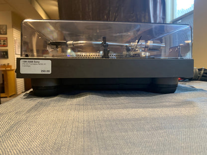 Sony PS-X5 Direct Drive Turntable * Steel Plinth * NEW Audio Technica Cartridge