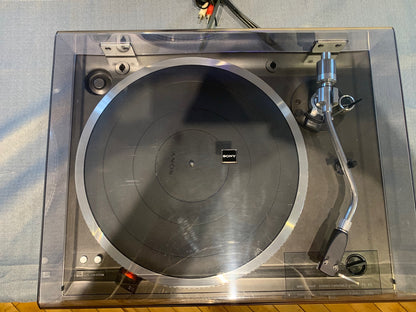 Sony PS-X5 Direct Drive Turntable * Steel Plinth * NEW Audio Technica Cartridge
