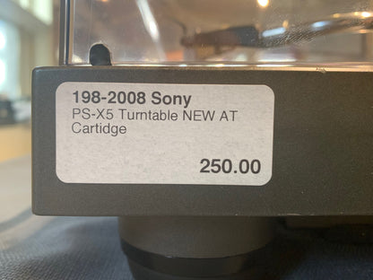 Sony PS-X5 Direct Drive Turntable * Steel Plinth * NEW Audio Technica Cartridge