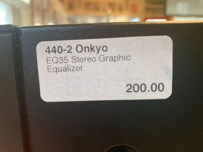 Onkyo EQ35 Stereo Graphic Equalizer