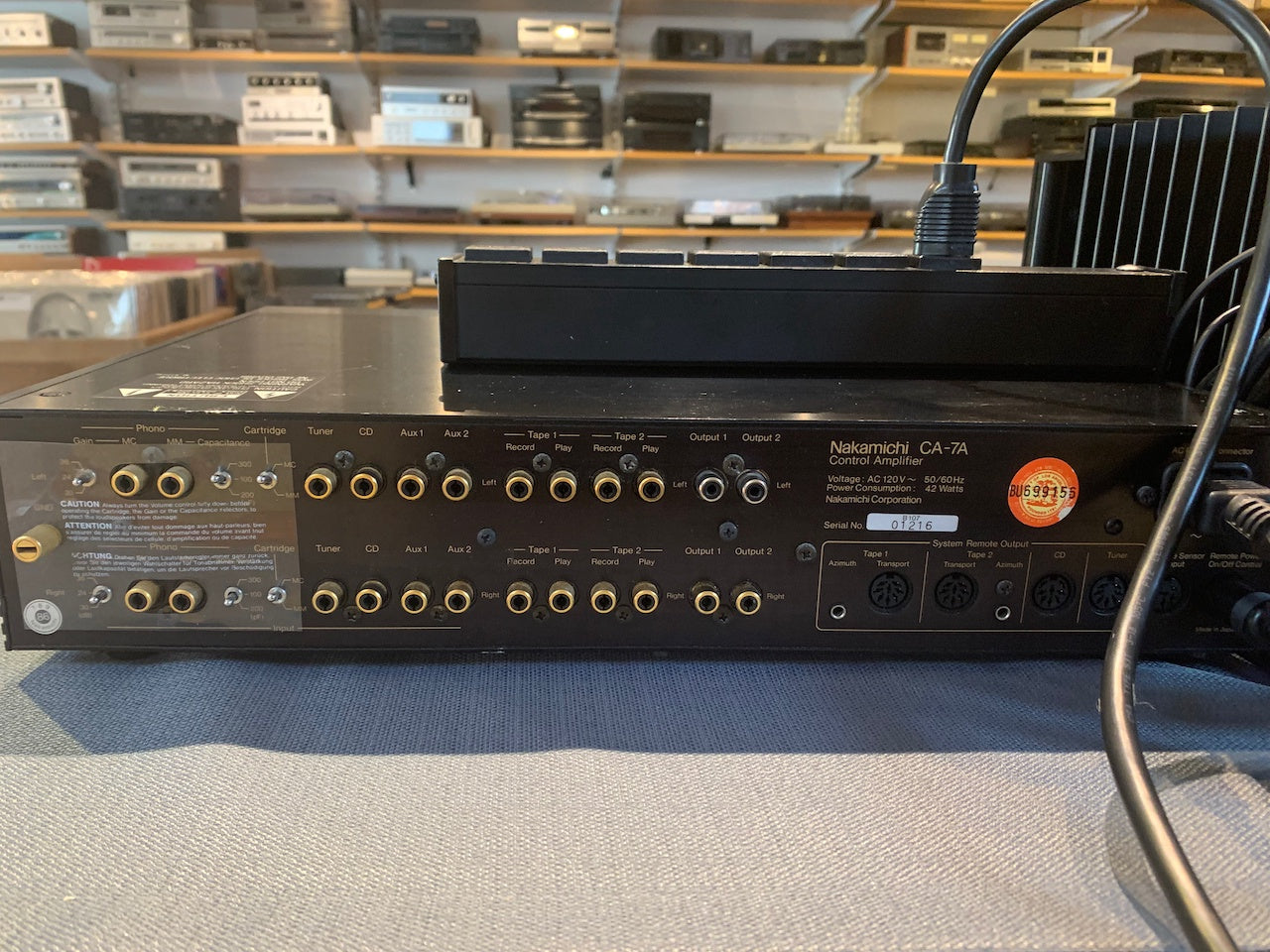 1987 Nakamichi PA7 Power Amplifier * 200W RMS * & CA-7A Preamplifier with SPC1 Power Controller