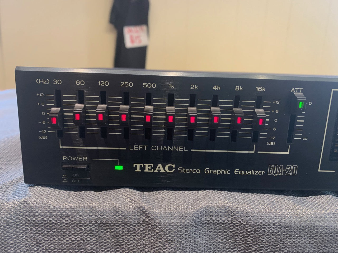 Teac EQA20 Graphic Equalizer with Spectrum Analyzer The Turntable Store