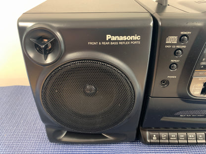 Panasonic RX-DT640 BoomBox * Fully Serviced * CD, Radio, Cassette *