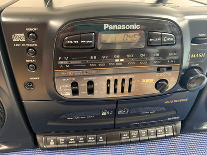 Panasonic RX-DT640 BoomBox * Fully Serviced * CD, Radio, Cassette *