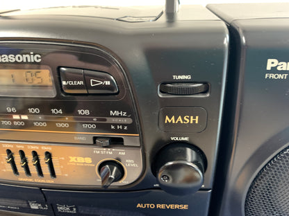 Panasonic RX-DT640 BoomBox * Fully Serviced * CD, Radio, Cassette *