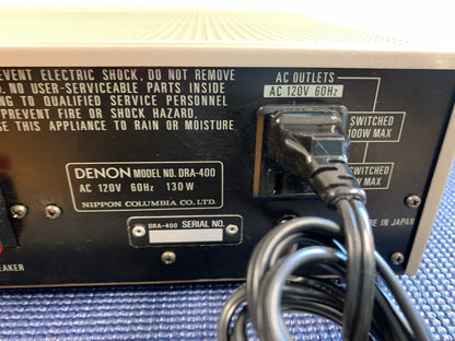 Denon DRA-400 Stereo receiver * Fully Serviced