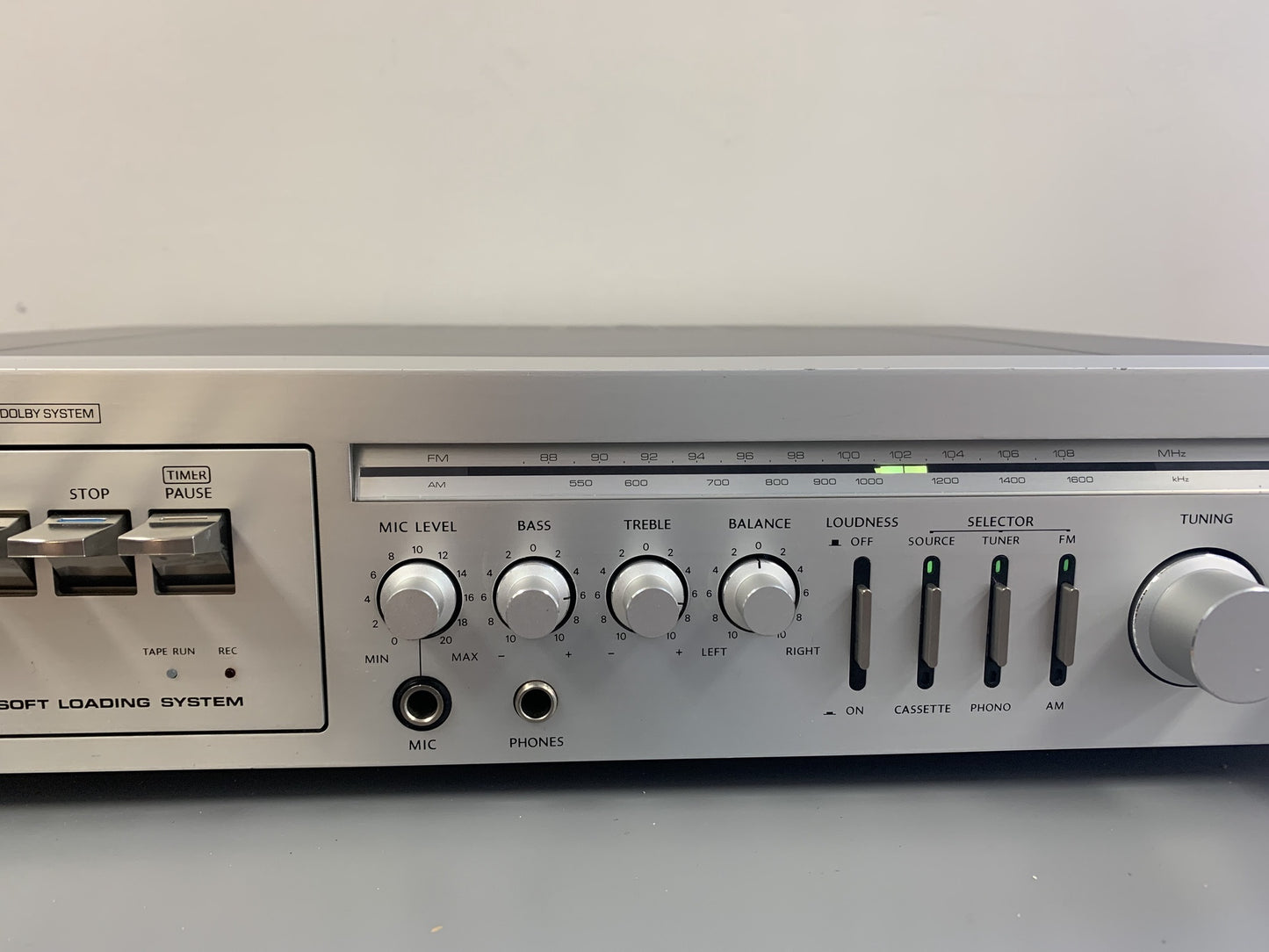 Onkyo CX-70 Stereo receiver & Cassette Deck  * 1980 * 20W