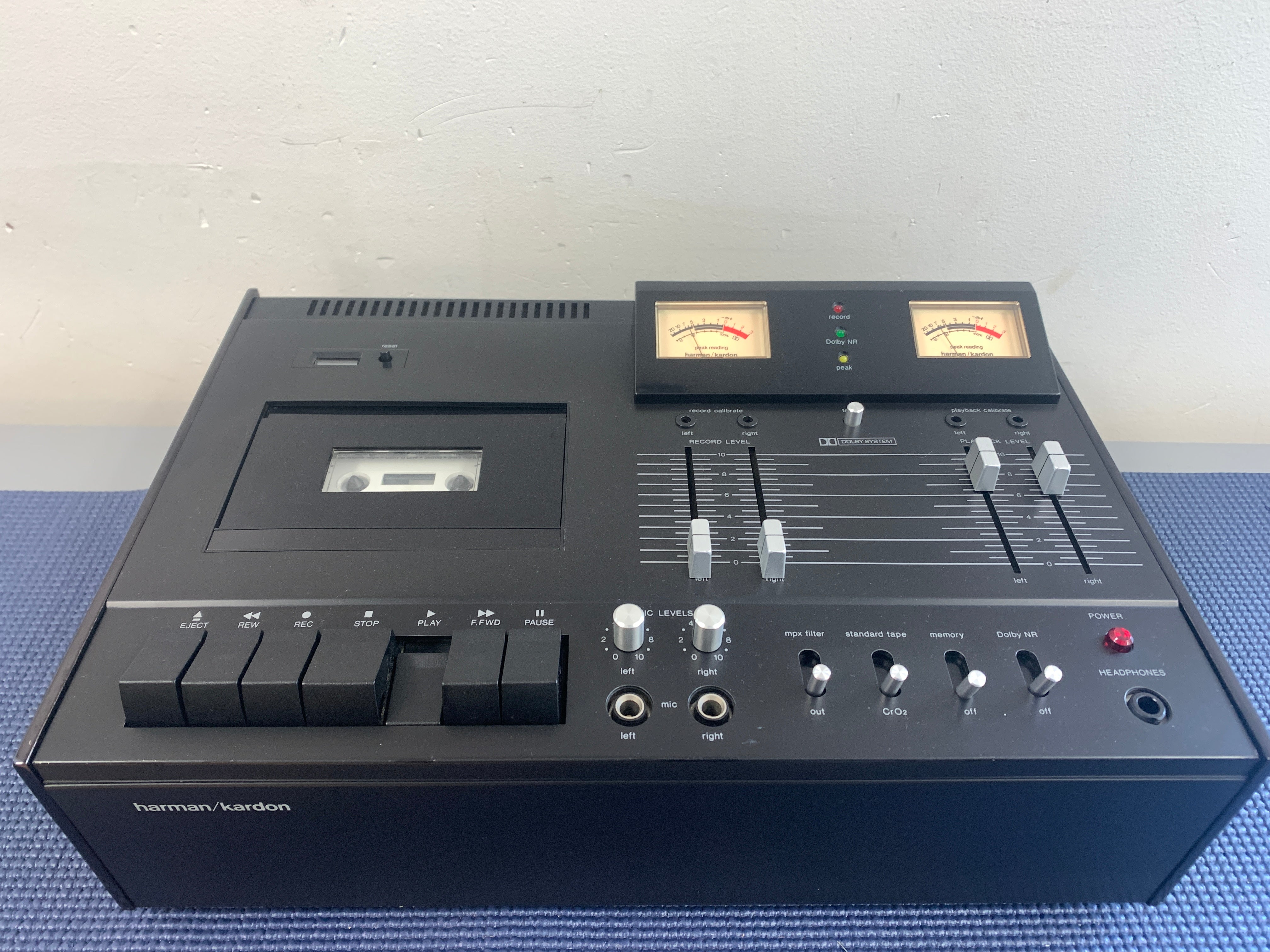 Harman Kardon HK2000 Single Cassette Deck * New Belts