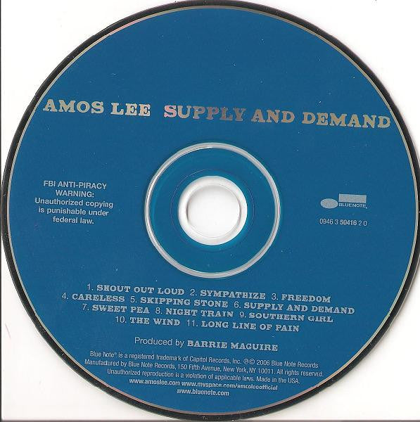 Amos Lee : Supply And Demand (CD, Album)
