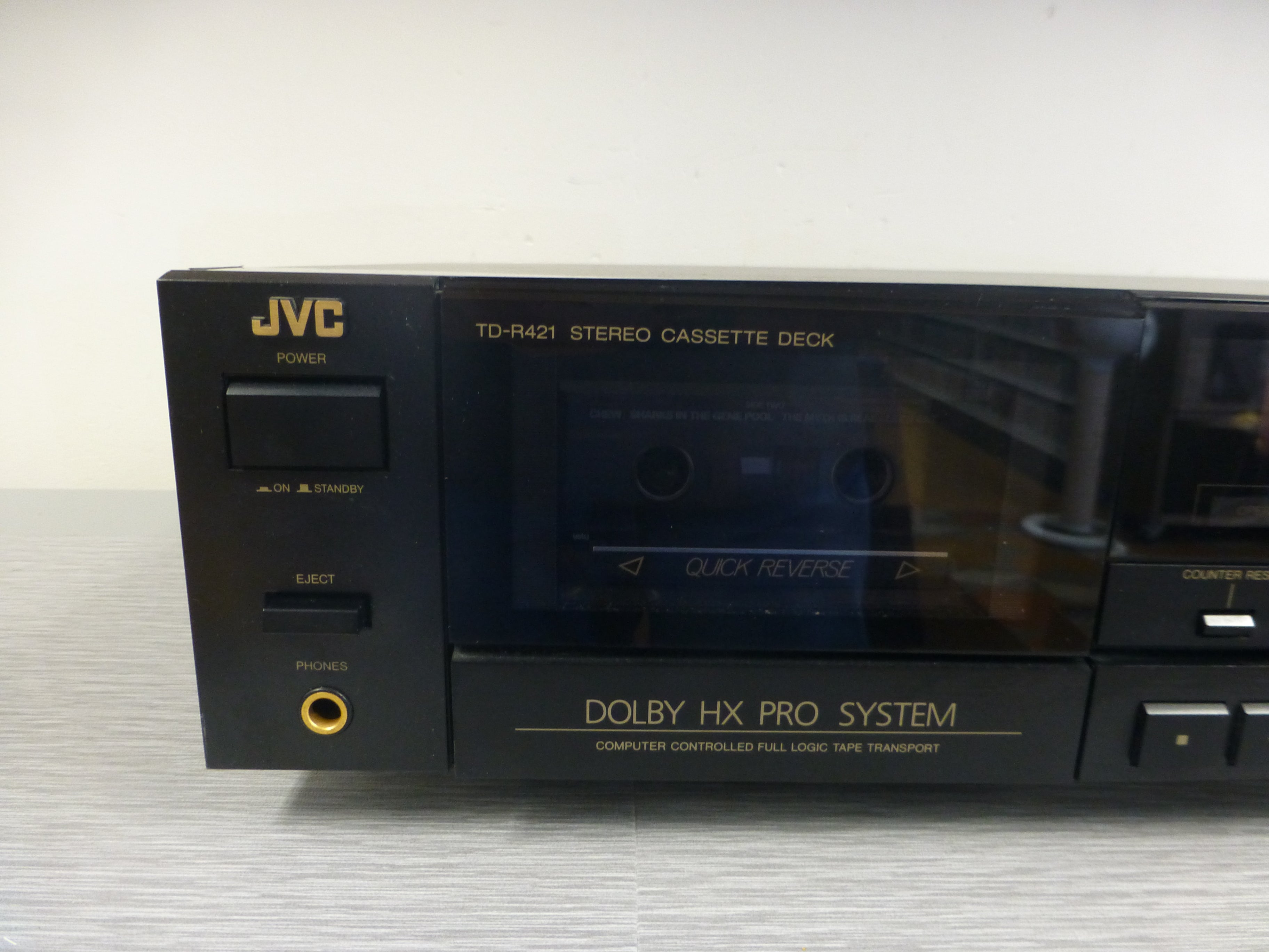 JVC TD-R421 Single Cassette Deck – The Turntable Store