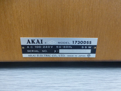 Akai 1730D-SS Reel To Reel Recorder * Fully Serviced * Reels are not included