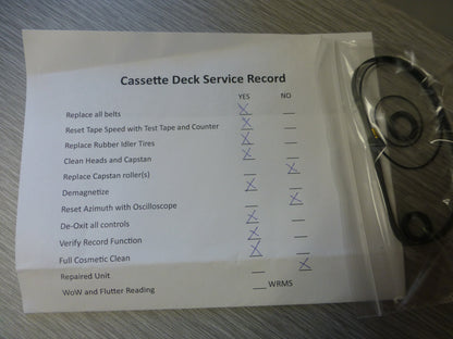 Pioneer CT-F9191 Stereo Cassette Deck * New Belts * Fully Serviced ! *